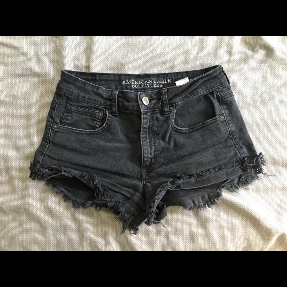 american eagle stretch shorts